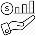 Kosten Fortschritt Diagramm Symbol