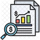 Kostenanalyse Datenanalyse Grafik Symbol