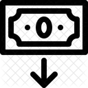 Geld Kosten Abnahme Symbol