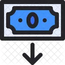 Geld Kosten Abnahme Symbol