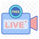 Kostenloser Live Stream Live Video Video Streaming Symbol