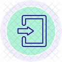 Kostenloses Login Farbkreissymbol Icon