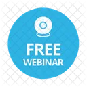 Kostenloses Webinar Webinar Ankundigung Webinar Werbung Symbol