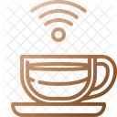 Kostenloses WLAN WLAN Signal Kaffeetasse Symbol