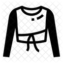 Kostum Hemd Bauchfreies Top Symbol