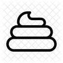 Kot Abfall Haustier Symbol