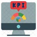 Kpi Performance Target Data Business Icon