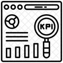 Rendimiento De Kpi Rendimiento Clave Indicador De Rendimiento Icono