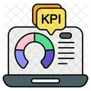 Kpi Report Kpi Key Performance Indicator Icon