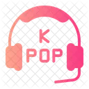 Kpop Headphone South Korea Icon