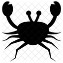 Krabben Schalentiere Krustentiere Symbol