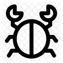 Krabben Meeresfruchte Schalentiere Symbol