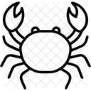 Krabben Schalentiere Meeresfruchte Symbol