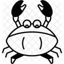Krabben Scheren Schalentiere Symbol