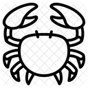 Krabben Schalentiere Essen Symbol