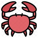 Krabben Schalentiere Essen Symbol