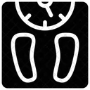 Kraftmaschine Maschine Fur Menschliches Gewicht Gewichtsmessgerat Symbol