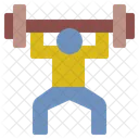 Athletentraining Trainingsphysiologie Gewichtheben Icon