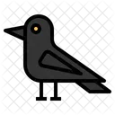 Krahe Vogel Halloween Horror Gruselig Symbol