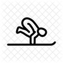 Krähenpose  Symbol