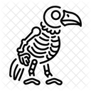 Krähenskelett  Symbol