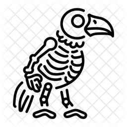 Krähenskelett  Symbol