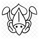 Krake Mann Burg Symbol
