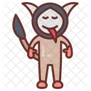 Krampus Demon Devil Icon