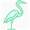Kran Vogel Waten Symbol