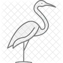 Kran Vogel Waten Symbol