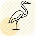 Kran Vogel Waten Symbol