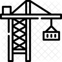 Kran Container Logistik Symbol