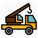 Kran Lkw Bau Symbol