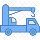 Kran LKW Fahrzeug Symbol