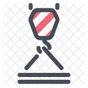 Kran Aufzug Container Symbol