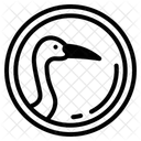 Kranich  Symbol