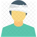 Krank Migrane Patient Symbol