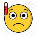 Krank Krankheit Emoji Symbol