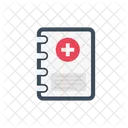 Bericht Medizin Notizbuch Symbol