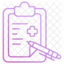 Krankengeschichte Medizin Gesundheitswesen Symbol