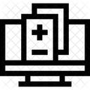 Krankengeschichte Krankenwagen Ampulle Symbol