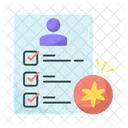 Krankengeschichte  Symbol