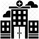 Krankenhaus Pflegeheim Krankenhausarchitektur Symbol