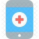 A Mobile Anwendung Krankenhausanwendung Medizinische Anwendung Symbol