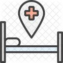 Krankenhaus Schlecht Symbol