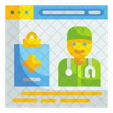 Website des Krankenhauses  Symbol