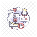 Patient Krankheit Verhindern Symbol