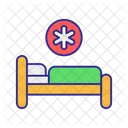 Krankenhausbett  Symbol