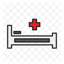 Krankenhausbett  Symbol