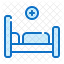 Krankenhausbett  Symbol